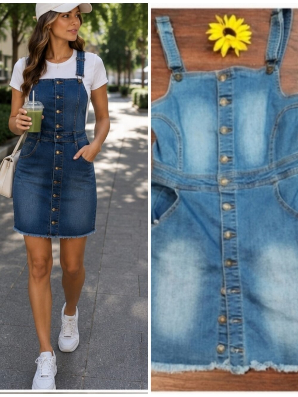 MAX JEANS JEANS FRONT BUTTONS DRESS 👗